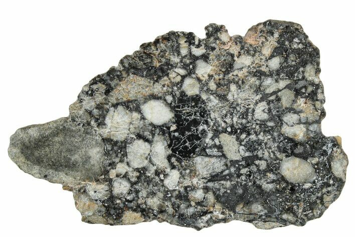 Polished Lunar Meteorite ( g) Slice - Ajdabiya #301081